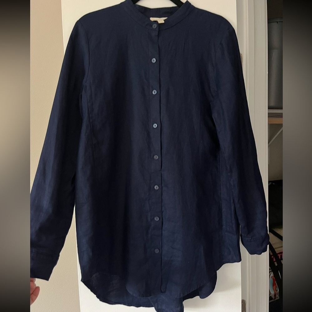 Eileen Fisher Navy Shirt